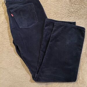 Men's Black Corduroy Pants
